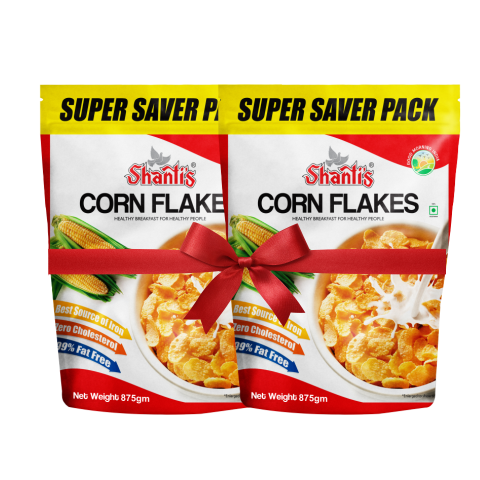 Shanti's Corn Flakes Combo ( 875g Pouch  + 875g Pouch) 